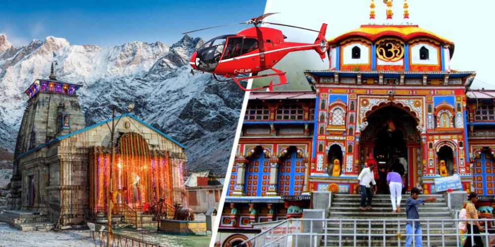 Do Dham yatra by helicopter